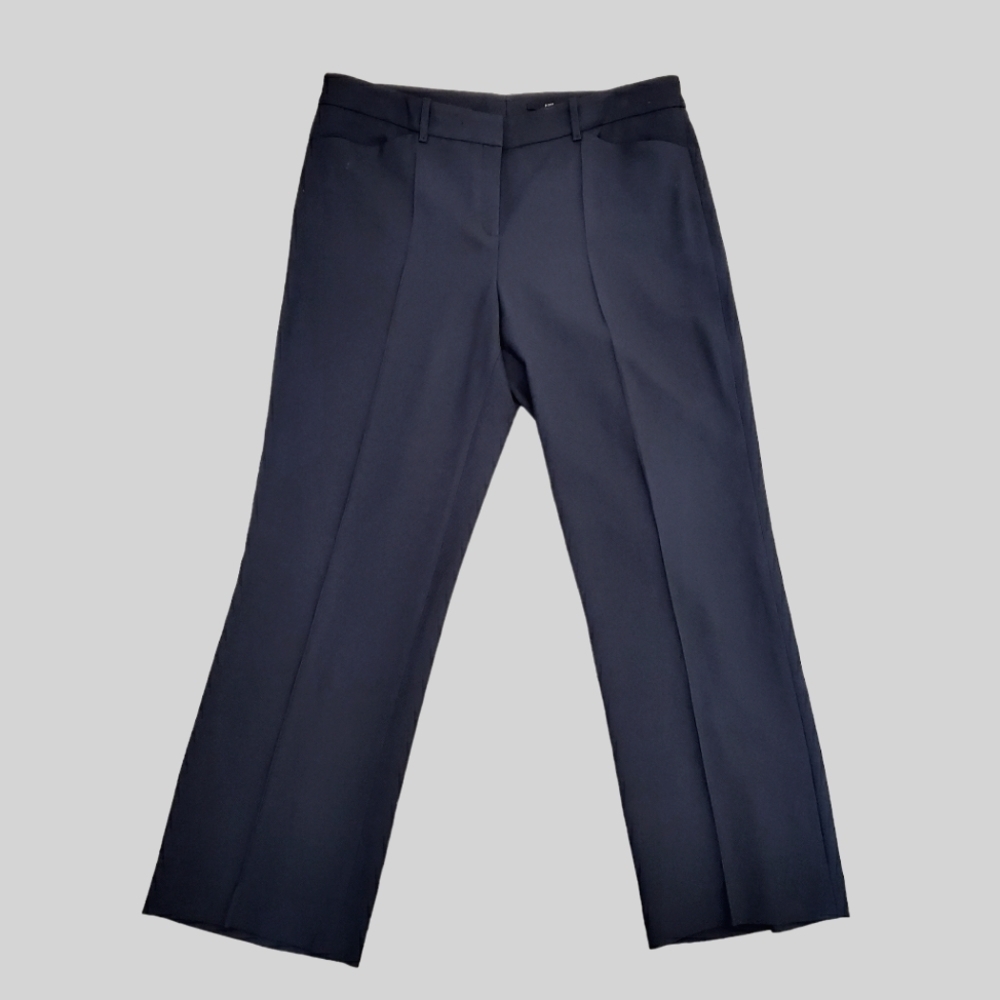 Hugo Boss Men Size 12? Navy 100% Virgin Wool Suit Pants